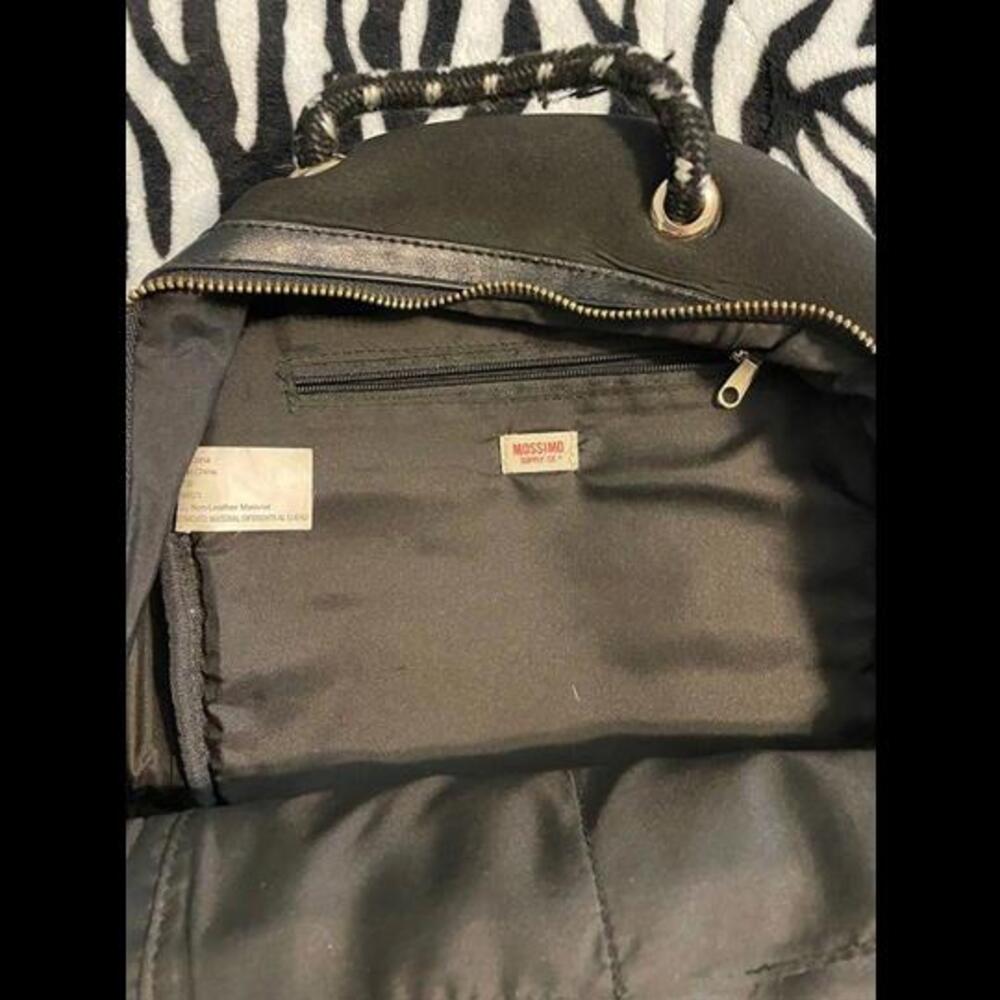 Mossimo Black Backpack Purse - image 3